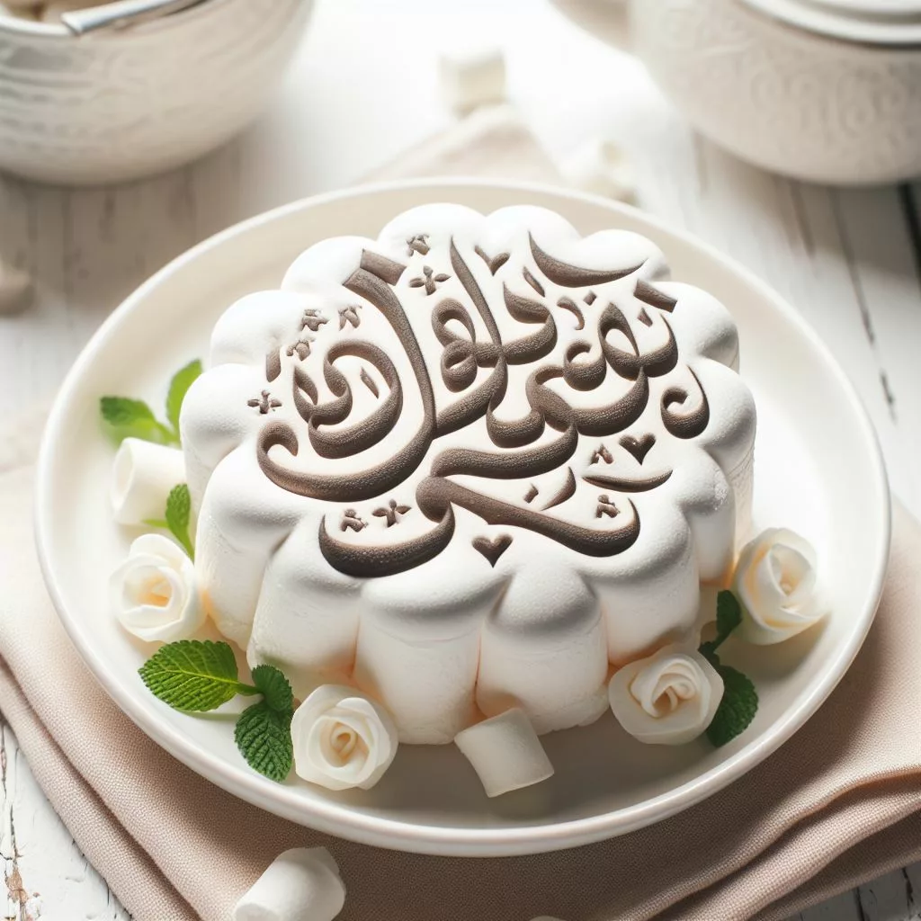 Download the cute Marshmallow Arabic handwritten